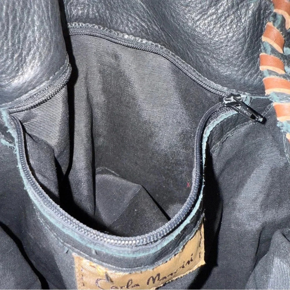 Vintage Carla Mancini Handmade Large Leather Tote - Picture 7 of 12